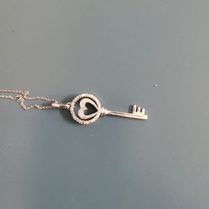 Key Heart Necklace